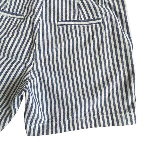 Gap City Blue Striped Women's Shorts Size 0 Summer Casual - Picture 6 of 8